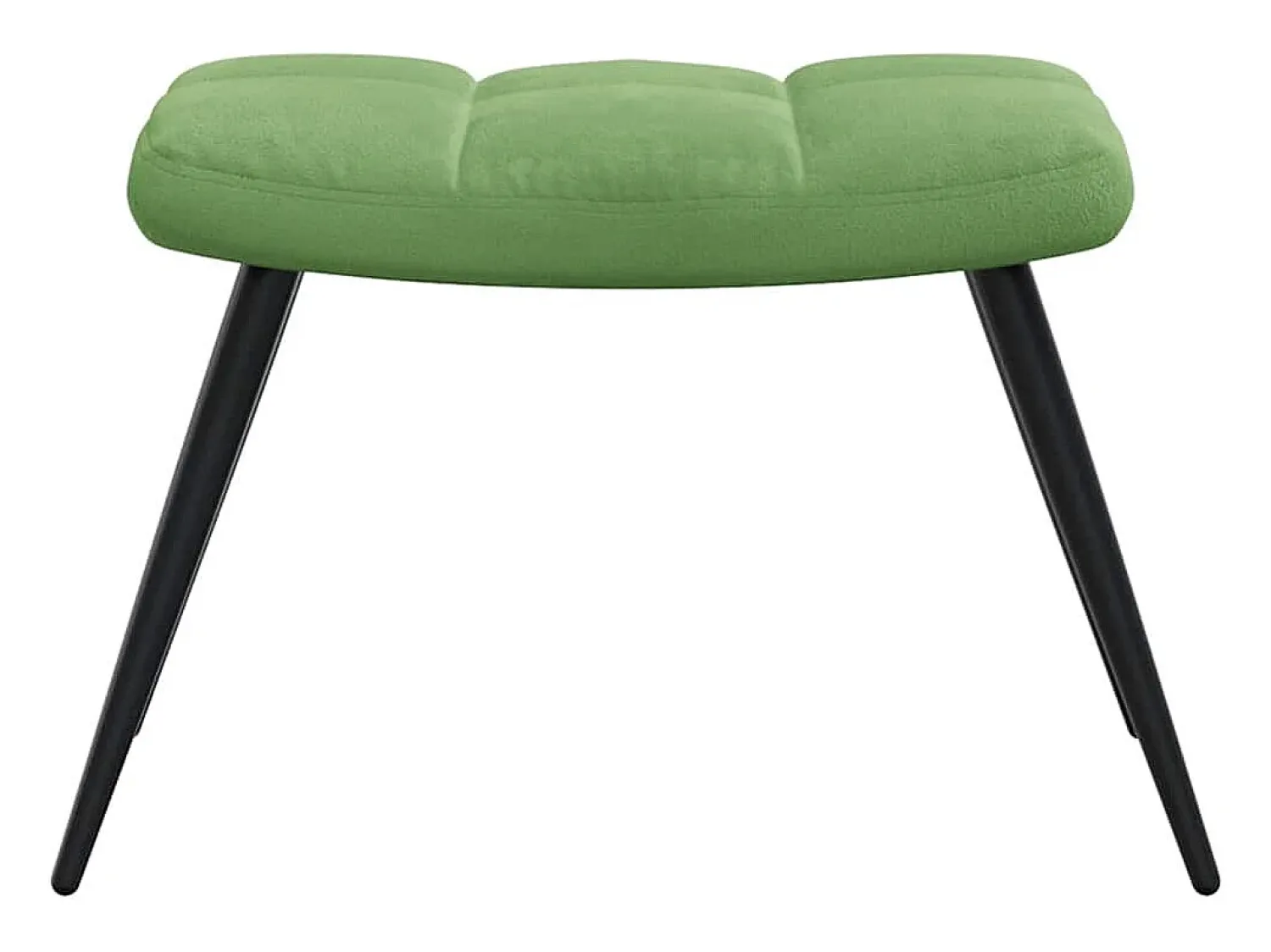 Hot Poltrona | Cadeira Relax com banco veludo -claro SHL695810 Verde