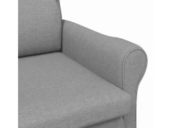 Poltrona | Cadeira Relax Cinzento-claro 76x94x102 cm tecido SHL879540^ Poltrona