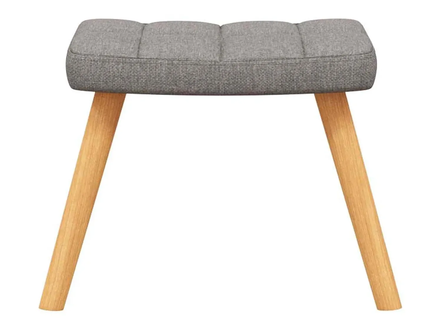 Clearance Poltrona | Cadeira Relax com banco tecido cinzento-acastanhado SHL716994 Taupe