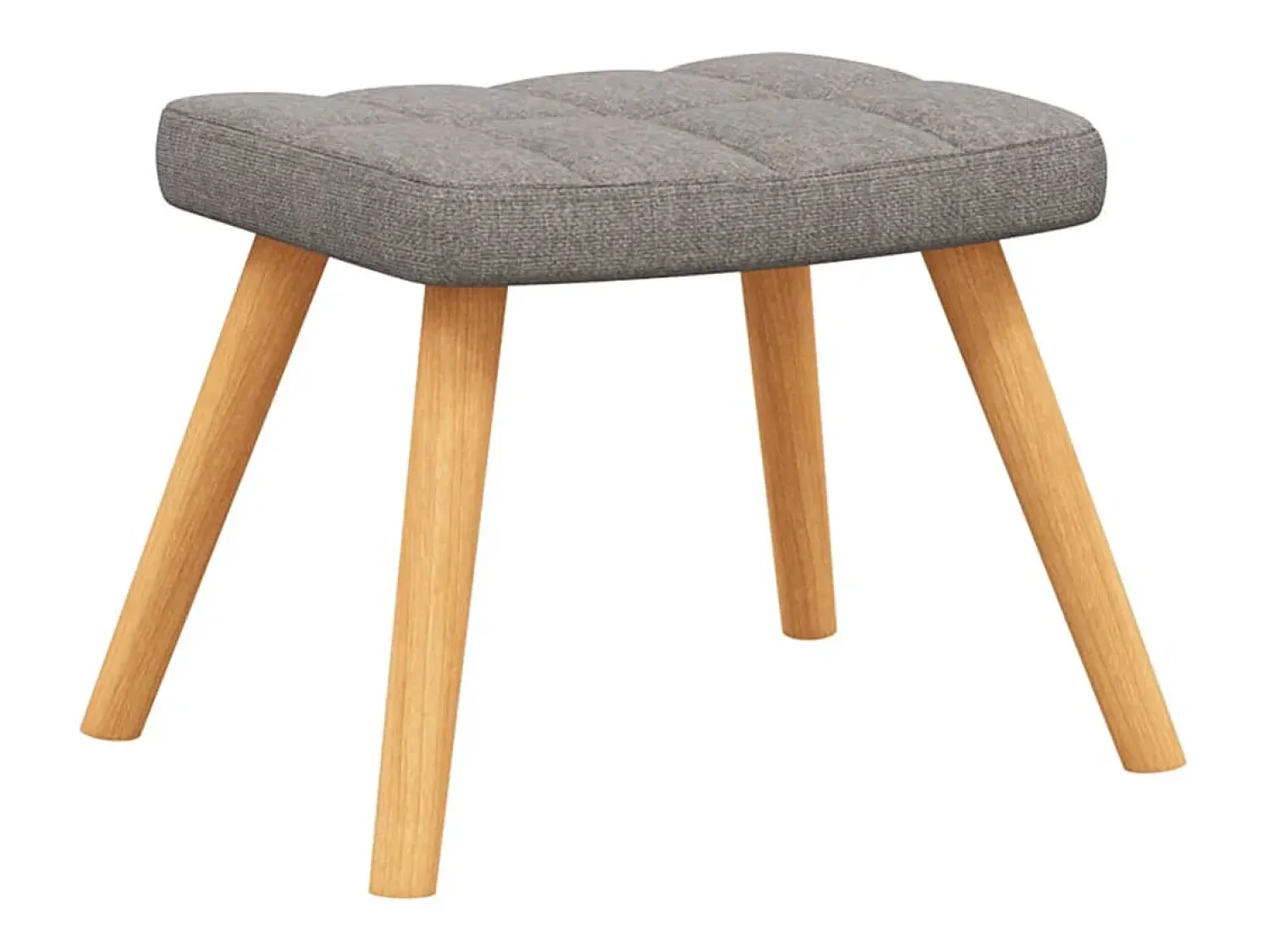Clearance Poltrona | Cadeira Relax com banco tecido cinzento-acastanhado SHL716994 Taupe