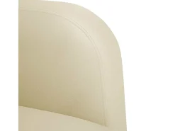 Poltrona* Poltrona | Cadeira Relax com apoios de braços 54 cm couro artificial SHL405816 Creme