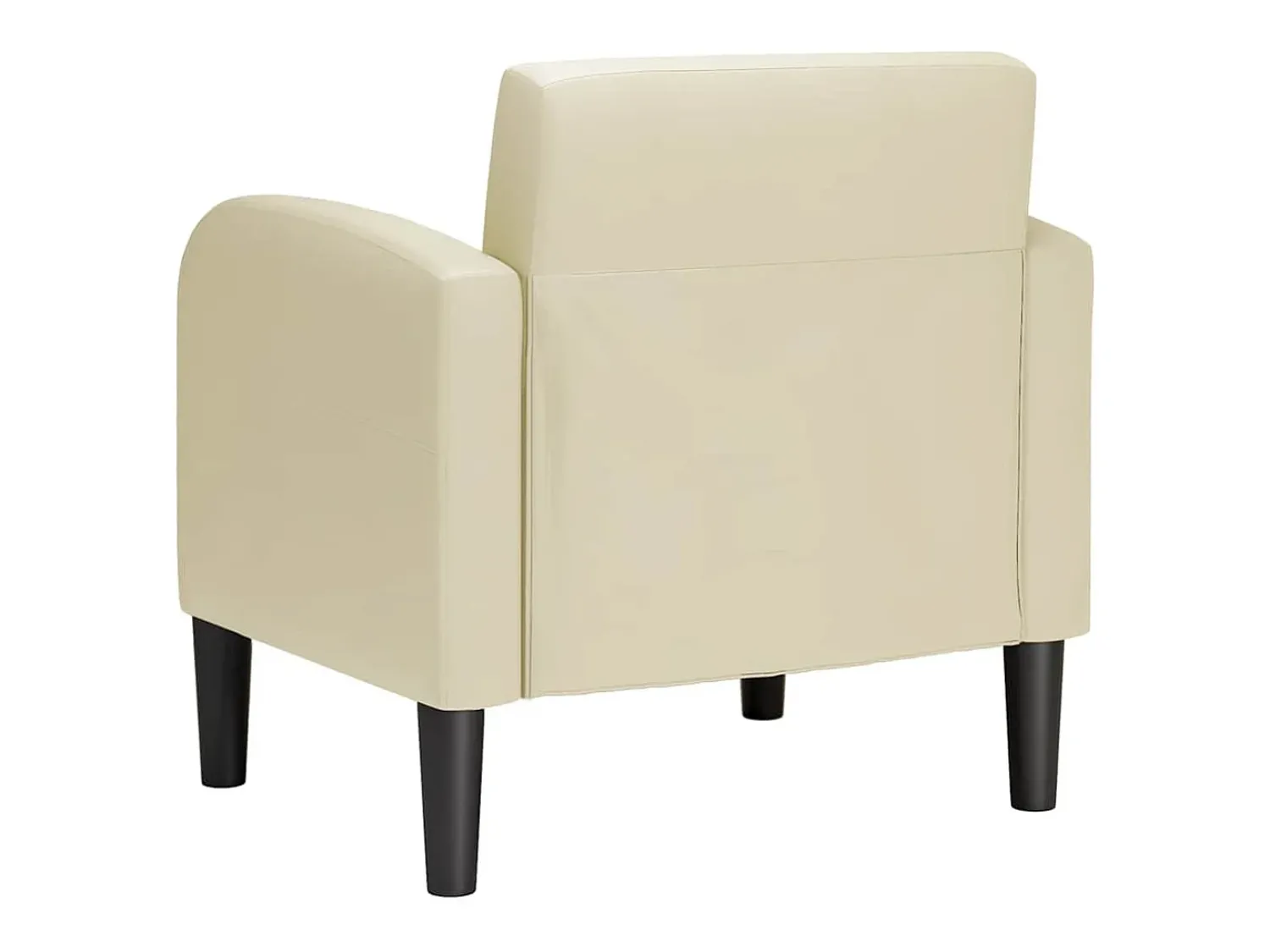 Poltrona* Poltrona | Cadeira Relax com apoios de braços 54 cm couro artificial SHL405816 Creme