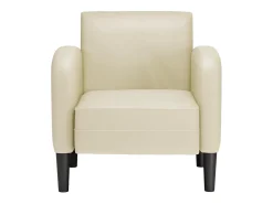 Poltrona* Poltrona | Cadeira Relax com apoios de braços 54 cm couro artificial SHL405816 Creme