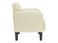 Poltrona* Poltrona | Cadeira Relax com apoios de braços 54 cm couro artificial SHL405816 Creme