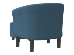 Poltrona| Poltrona | Cadeira Relax com apoio de pés veludo azul-escuro SHL502001 Azul escuro