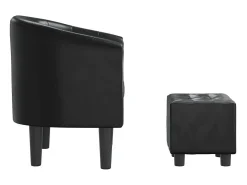 Poltrona | Cadeira Relax com apoio de pés couro artificial SHL844314^ Poltrona