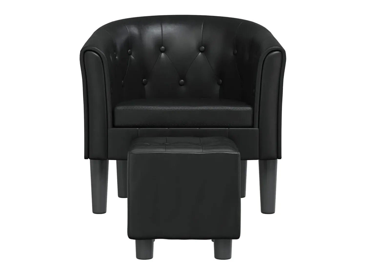Poltrona | Cadeira Relax com apoio de pés couro artificial SHL844314^ Poltrona