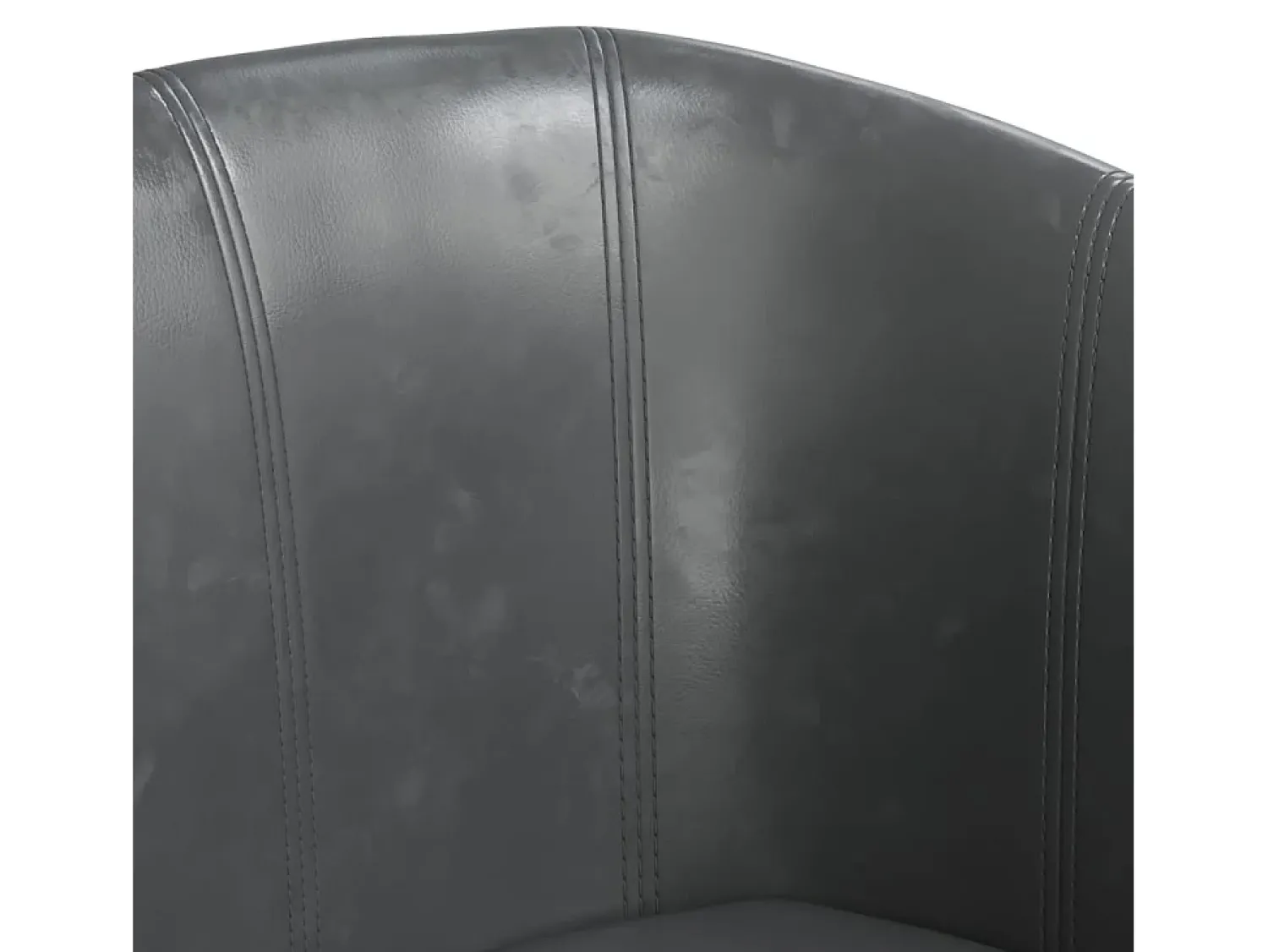 Poltrona* Poltrona | Cadeira Relax couro artificial SHL679643 Cinzento