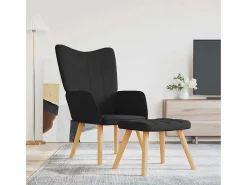 Poltrona | Cadeira Relax com banco tecido SHL439058^ Poltrona