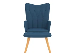 Poltrona* Poltrona | Cadeira Relax com banco tecido SHL293859 Azul