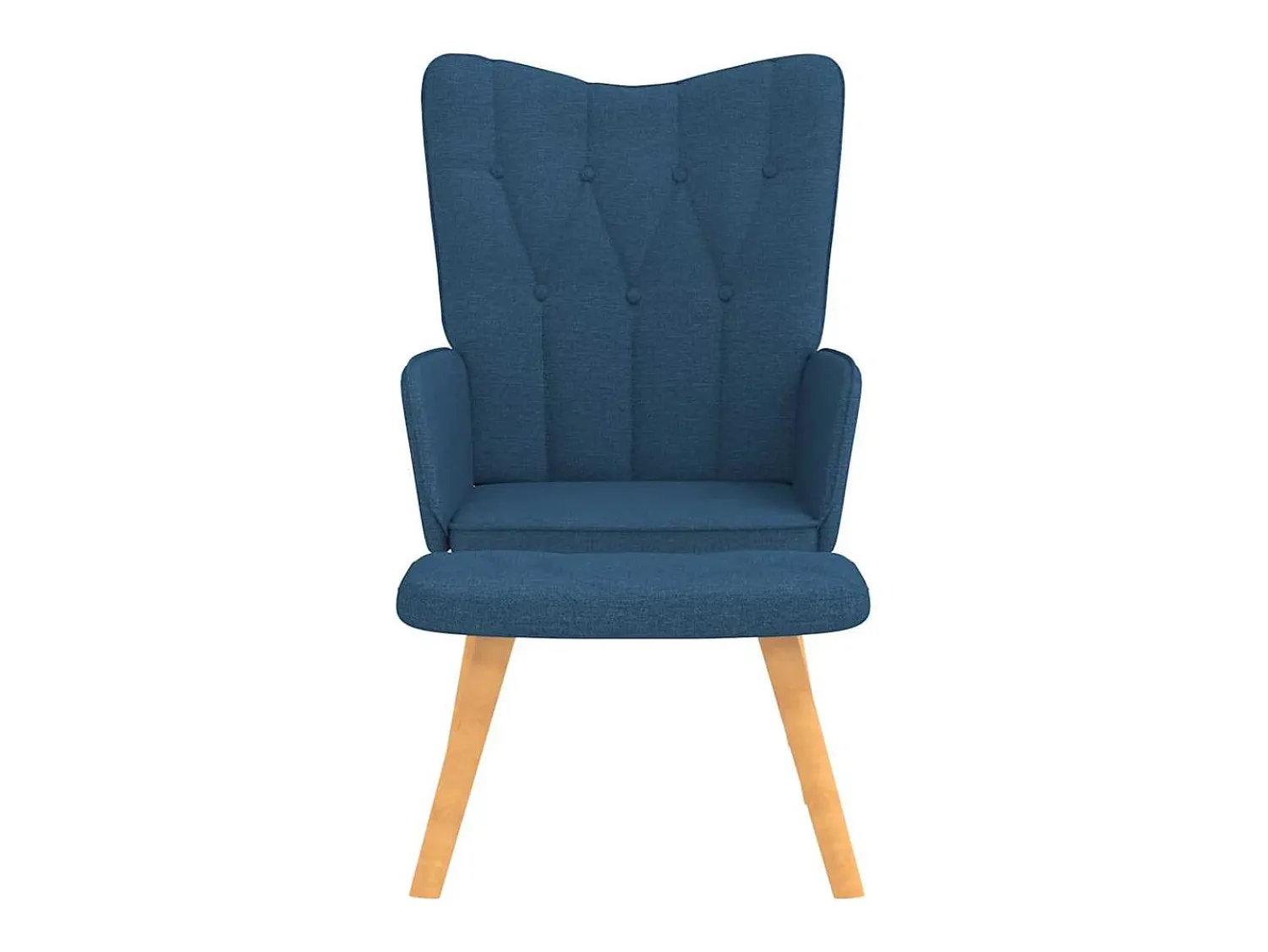 Poltrona* Poltrona | Cadeira Relax com banco tecido SHL293859 Azul