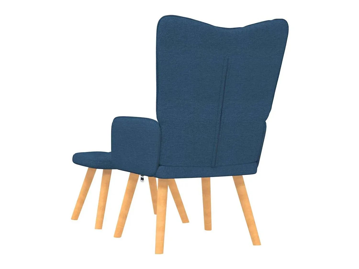 Poltrona* Poltrona | Cadeira Relax com banco tecido SHL293859 Azul