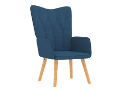 Poltrona* Poltrona | Cadeira Relax com banco tecido SHL293859 Azul
