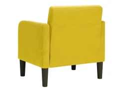 Poltrona| Poltrona | Cadeira Relax com apoio de braços 54 cm veludo SHL21645 Amarelo