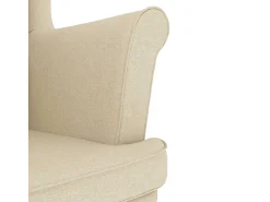 Poltrona* Poltrona | Cadeira Relax com apoio de braços 74x84x100 cm tecido cor SHL381325 Creme