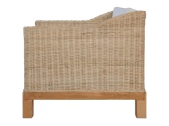 Poltrona | Cadeira Relax com almofadões em vime natural SHL368283^ Poltrona