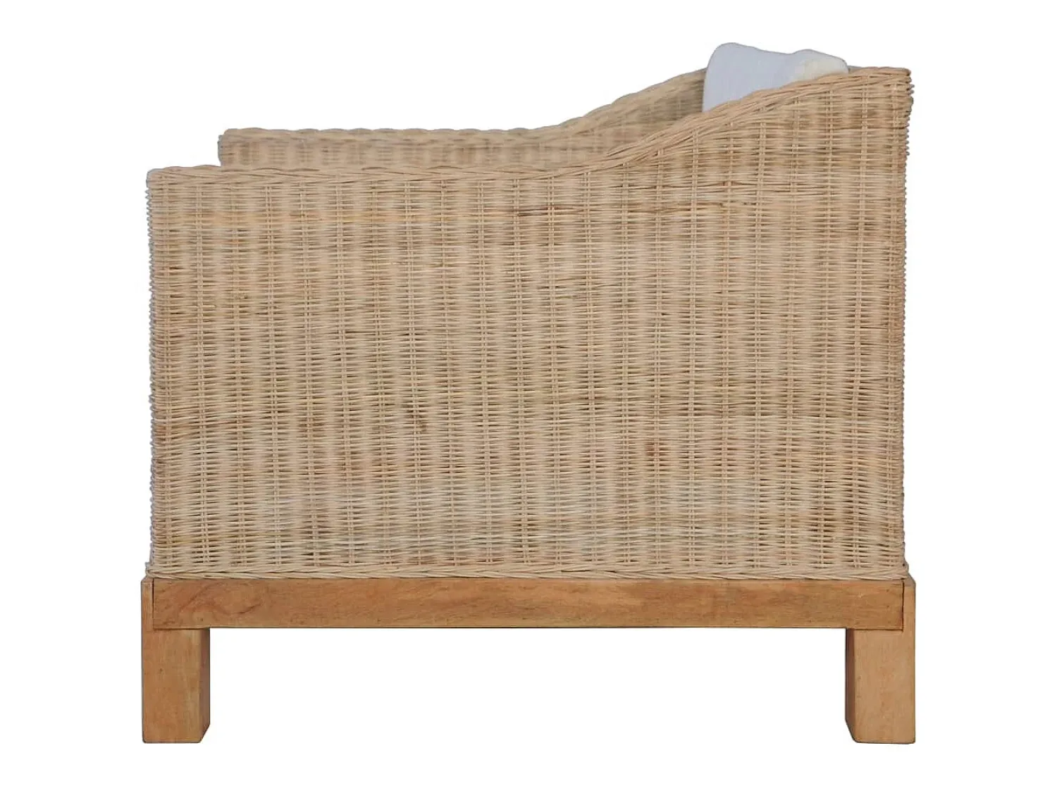 Poltrona | Cadeira Relax com almofadões em vime natural SHL368283^ Poltrona