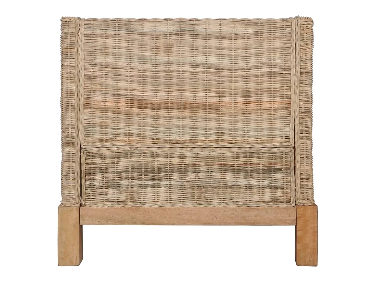 Poltrona | Cadeira Relax com almofadões em vime natural SHL368283^ Poltrona
