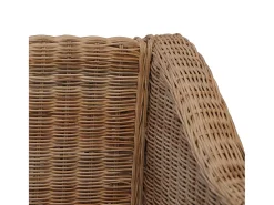 Poltrona | Cadeira Relax com almofadões em vime natural SHL368283^ Poltrona