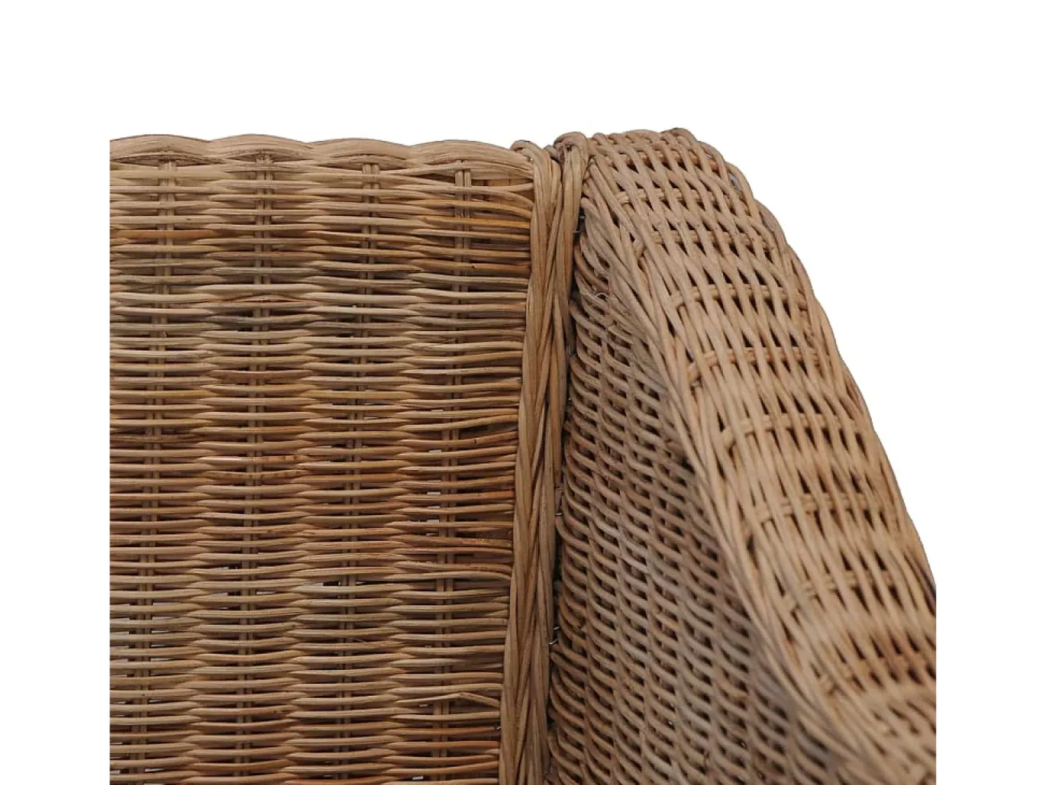Poltrona | Cadeira Relax com almofadões em vime natural SHL368283^ Poltrona