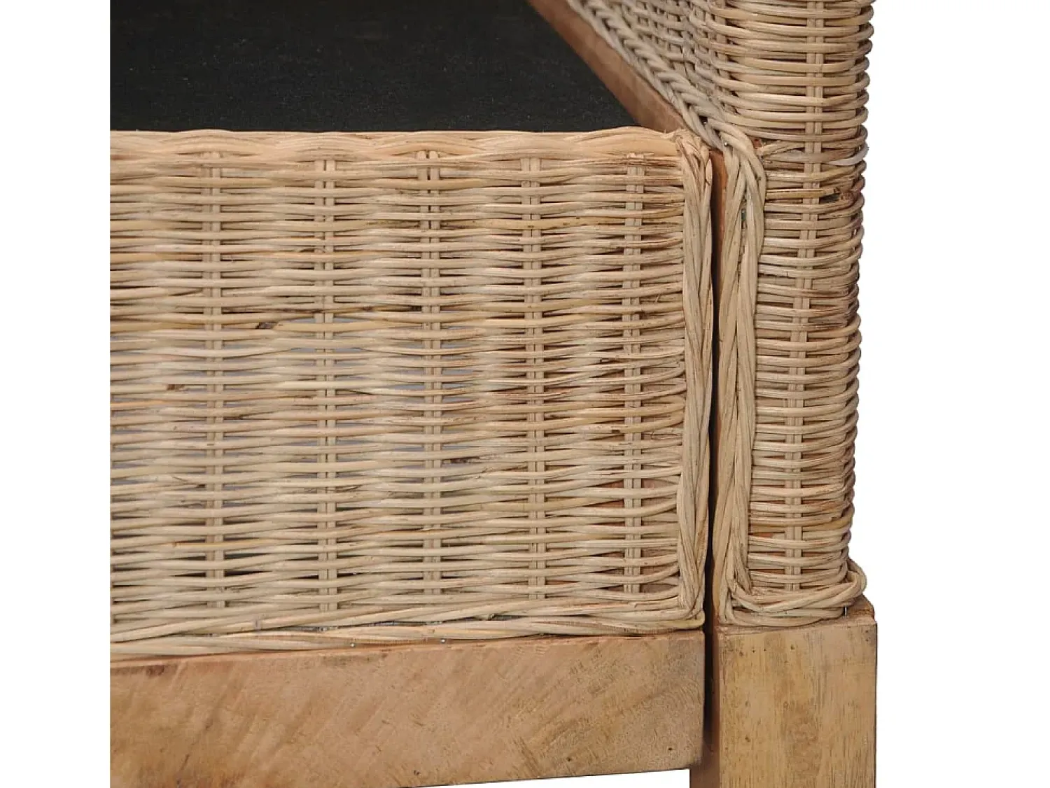 Poltrona | Cadeira Relax com almofadões em vime natural SHL368283^ Poltrona