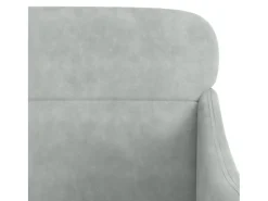 Poltrona | Cadeira Relax com apoio de braços 63x76x80 cm veludo -claro SHL180942^ Poltrona