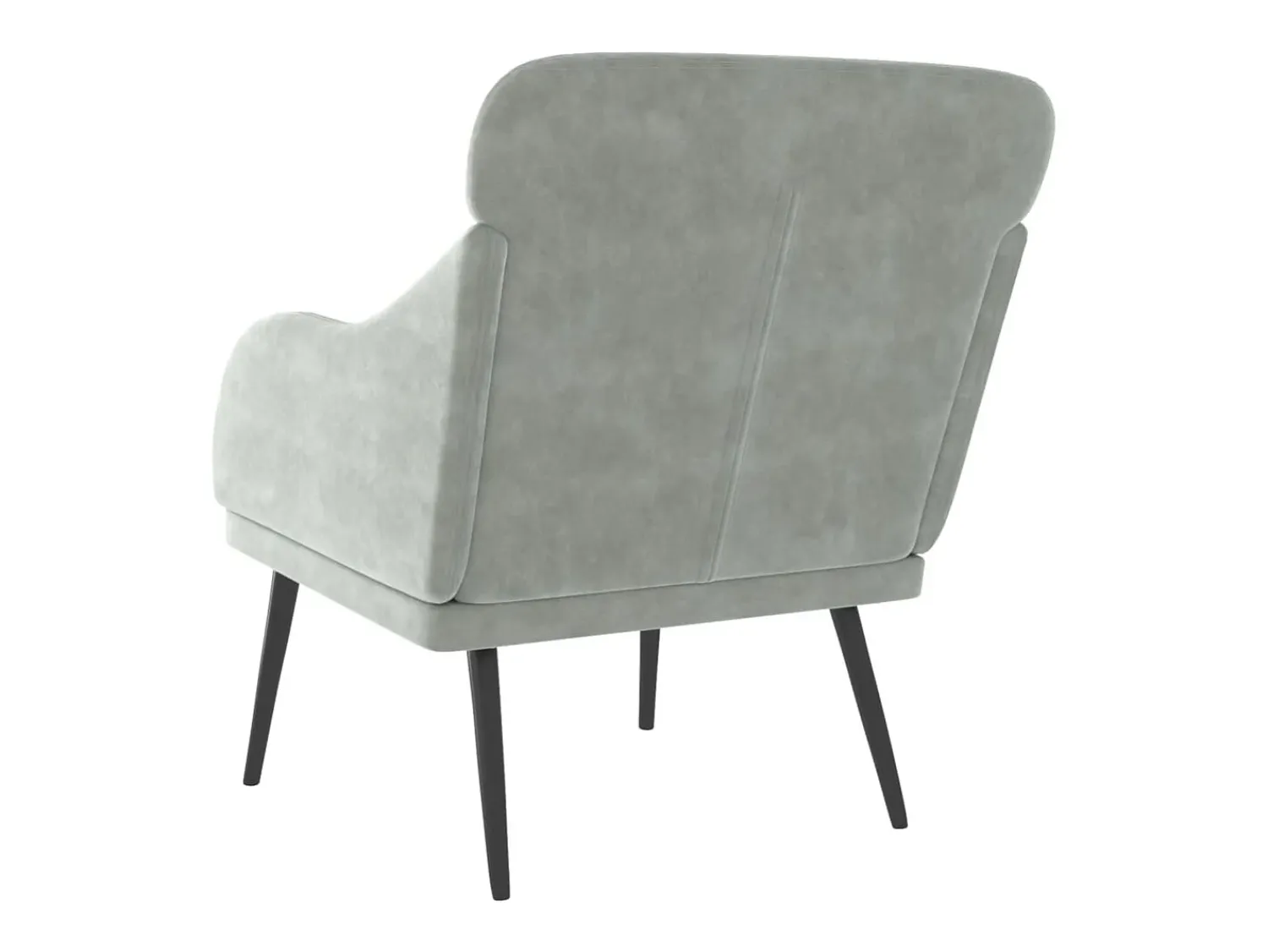 Poltrona | Cadeira Relax com apoio de braços 63x76x80 cm veludo -claro SHL180942^ Poltrona
