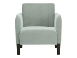 Poltrona | Cadeira Relax com apoio de braços 54 cm veludo -claro SHL181359^ Poltrona