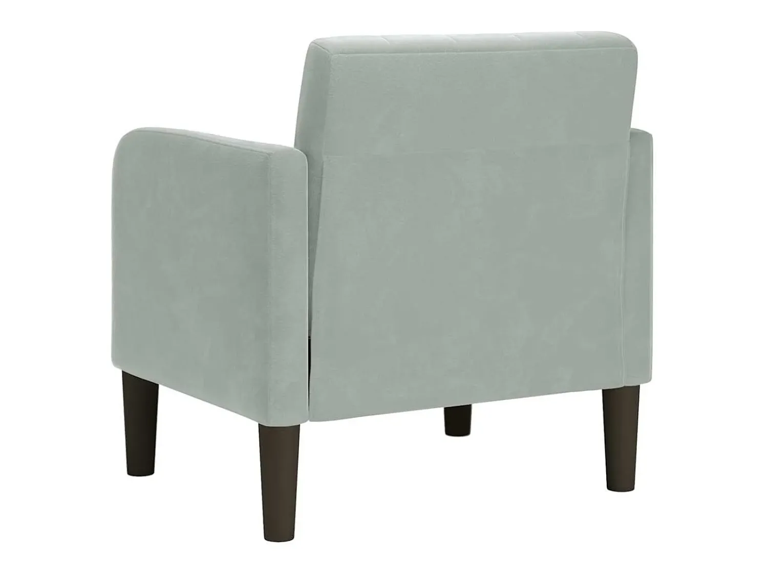 Poltrona | Cadeira Relax com apoio de braços 54 cm veludo -claro SHL181359^ Poltrona
