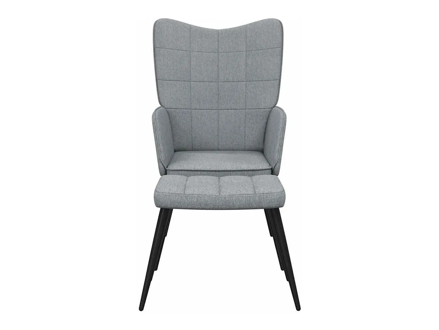 Poltrona | Cadeira Relax com banco tecido -claro SHL547769^ Poltrona