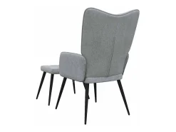 Poltrona | Cadeira Relax com banco tecido -claro SHL547769^ Poltrona