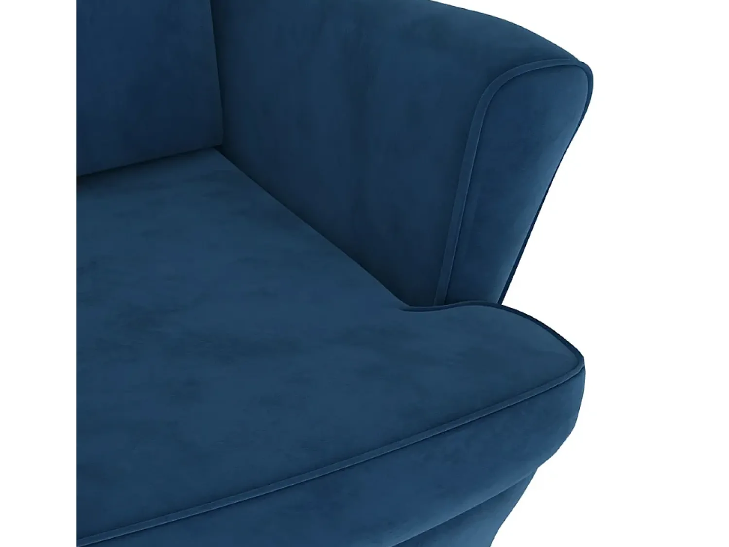 Poltrona | Cadeira Relax com banco veludo SHL827996^ Poltrona