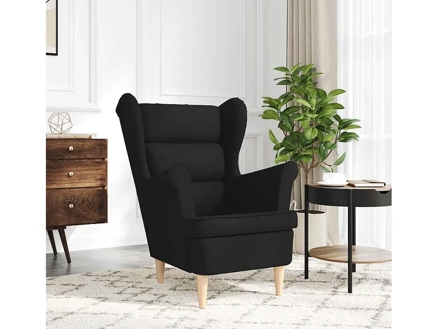 Poltrona | Cadeira Relax com apoio de braços 74x84x100 cm tecido SHL494051^ Poltrona
