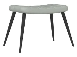 Poltrona* Poltrona | Cadeira Relax com banco veludo -claro SHL312002 Cinzento