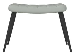 Poltrona* Poltrona | Cadeira Relax com banco veludo -claro SHL312002 Cinzento