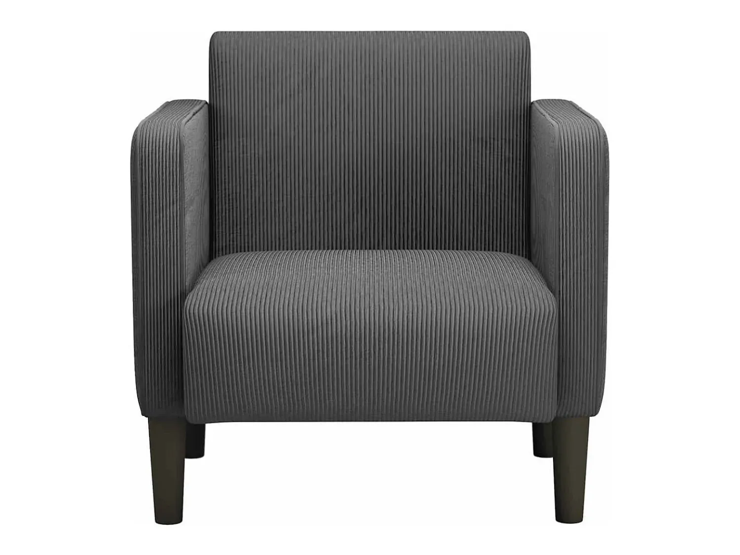 Poltrona| Poltrona | Cadeira Relax com apoio de braços 54 cm tecido corduroy SHL519919 Cinza antracite