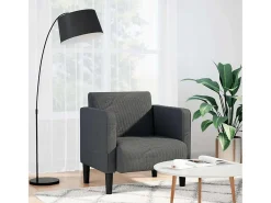Poltrona| Poltrona | Cadeira Relax com apoio de braços 54 cm tecido corduroy SHL519919 Cinza antracite