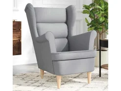Hot Poltrona | Cadeira Relax com apoio de braços 74x84x100 cm tecido -claro SHL552960 Cinzento