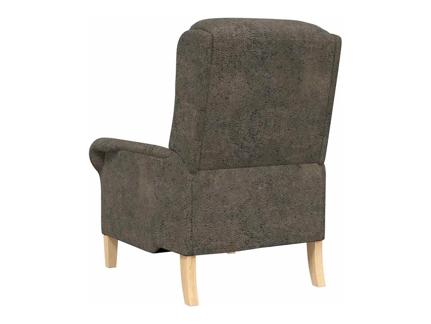 Poltrona | Cadeira Relax Cinzento escuro 76x94x102 cm Couro sintético SHL397749^ Poltrona