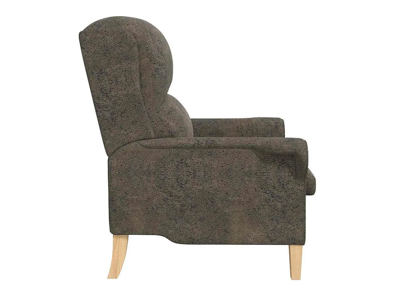 Poltrona | Cadeira Relax Cinzento escuro 76x94x102 cm Couro sintético SHL397749^ Poltrona