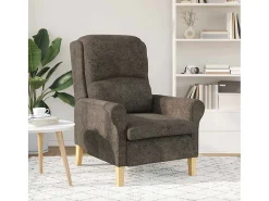 Poltrona | Cadeira Relax Cinzento escuro 76x94x102 cm Couro sintético SHL397749^ Poltrona