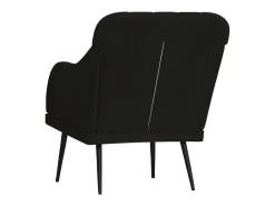 Clearance Poltrona | Cadeira Relax com apoio de braços 63x76x80 cm veludo SHL310715 Preto
