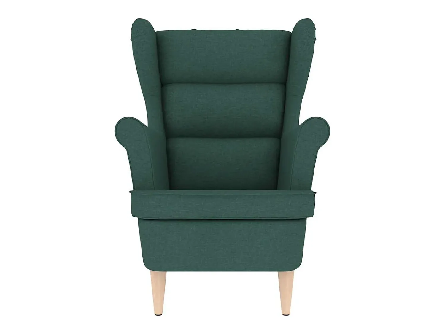 Online Poltrona | Cadeira Relax com apoio de braços 74x84x100 cm tecido verde-escuro SHL812546 Verde pinho