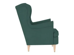 Online Poltrona | Cadeira Relax com apoio de braços 74x84x100 cm tecido verde-escuro SHL812546 Verde pinho