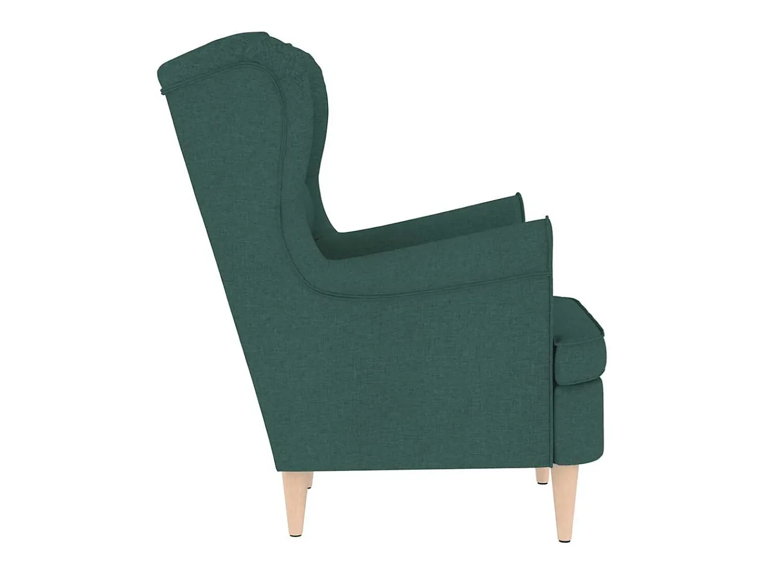 Online Poltrona | Cadeira Relax com apoio de braços 74x84x100 cm tecido verde-escuro SHL812546 Verde pinho