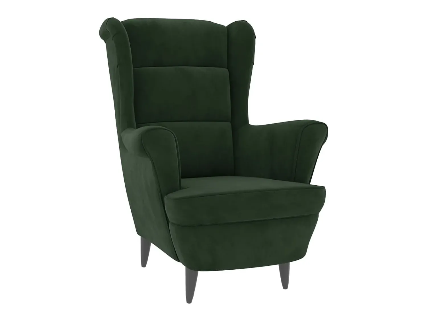Poltrona | Cadeira Relax com banco veludo verde-escuro SHL450828^ Poltrona