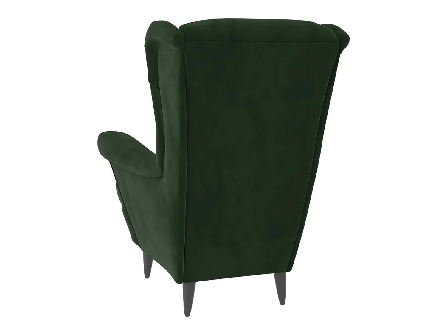 Poltrona | Cadeira Relax com banco veludo verde-escuro SHL450828^ Poltrona