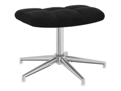 Poltrona| Poltrona | Cadeira Relax com banco veludo SHL808793 Preto