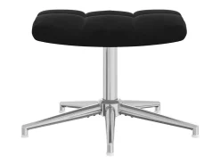 Poltrona| Poltrona | Cadeira Relax com banco veludo SHL808793 Preto