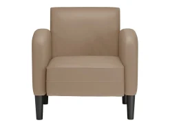 Discount Poltrona | Cadeira Relax com apoios de braços 54 cm couro artificial cappuccino SHL33583 Castanho